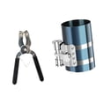 thumbnail image 3 of DYNWAVECA Piston Ring Compressor Tool Steel Car Engine Piston Ring Installer Removal 4inch, 3 of 8