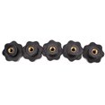 thumbnail image 4 of Thread Handle Screw, Functional Nuts Knob Grip Brass Core Plastic Handle With High Performance For Lathes For Installer M10x50, 4 of 8