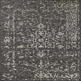thumbnail image 1 of Ahgly Company Machine Washable Indoor Square Industrial Modern Charcoal Black Area Rugs, 7' Square, 1 of 7