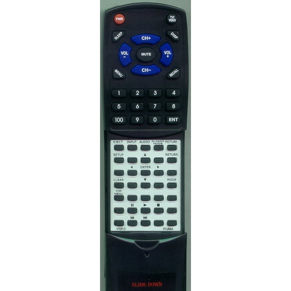 Replacement Remote for EMERSON NF605UD, RTNF605UD, LD195EM87, LD195EM82, LD195EM8
