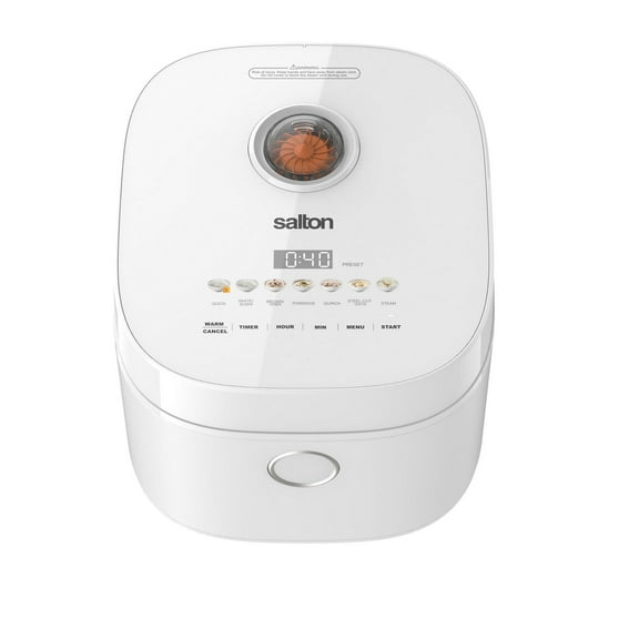 Salton Multifunction Micom Rice Cooker 20 Cups, RC2129WH