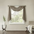 thumbnail image 1 of Madison Park Harper Foulard Plissée Taupe 42 Pouces x 216 Pouces, 1 of 3