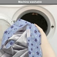 thumbnail image 2 of Floral Dog Crate Cover, Spring Time Blossoms Daisies and Polka Dots, Easy to Use Pet Kennel Cover Small Dogs Puppies Kittens, 7 Sizes, Ceil Blue Indigo, by Ambesonne, 2 of 6