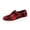 16#Red, variant on Canvas Slip On Casual Shoes For Women, Printed Lace Up Flat Loafers, Lightweight Comfort Daily Walking Footwear Yellow 42