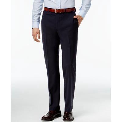 Calvin Klein Mens Slim fit Dress Pants 44 / 30 Black Solid Stretch -  Walmart.com