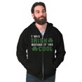 thumbnail image 3 of St Paddy Irish Before It Was Cool Zip Up Hoodie Men's Women's Brisco Brands S, 3 of 6