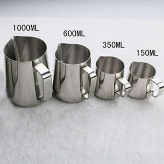 1pc 600ml Stainless Steel Milk Frothing Jug with Thermometer - Controlled  Temperature Coffee Tool Cup for Perfect Froth