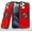 Red, variant on For Apple iPhone 13 (6.1") Armor Hybrid with Ring Holder Kickstand Shockproof Heavy-Duty Durable Rugged Dual Layer Cover ,Xpm Phone Case [ Red ]