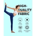 thumbnail image 4 of CAMBIVO Yoga Pants for Women, High Waisted Workout Leggings with Pockets, 4 of 7