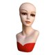 thumbnail image 5 of Cabeza de maniquí para peluca, set de cabello para muñeca de cosmetología, resistente al calor para peinado. rojo, 5 of 9