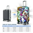 thumbnail image 5 of Plants Vs Zombies Travel Luggage Cover Suitcase Protector Washable Baggage Covers Anti-Scratch Suitcase Cover, 5 of 7