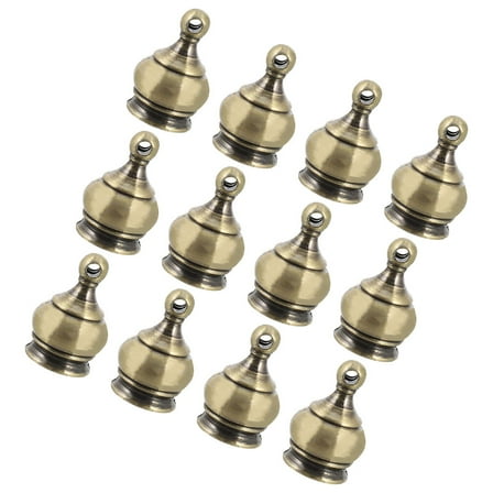 Set of 12 Round Decorative Perforated Nuts for Home and Craft Decoration