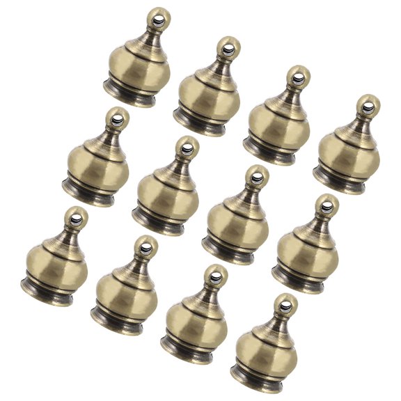 12 Pcs Round Decoration Perforated Decorative Nut