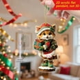 thumbnail image 3 of Adornos Navideños Planos 2D de Acrílico para Niños | Material Ligero y Resistente | Regalo Ideal para Niños | Decoración Versátil | Fácil de Colgar | 1 Colgante, 3 of 3