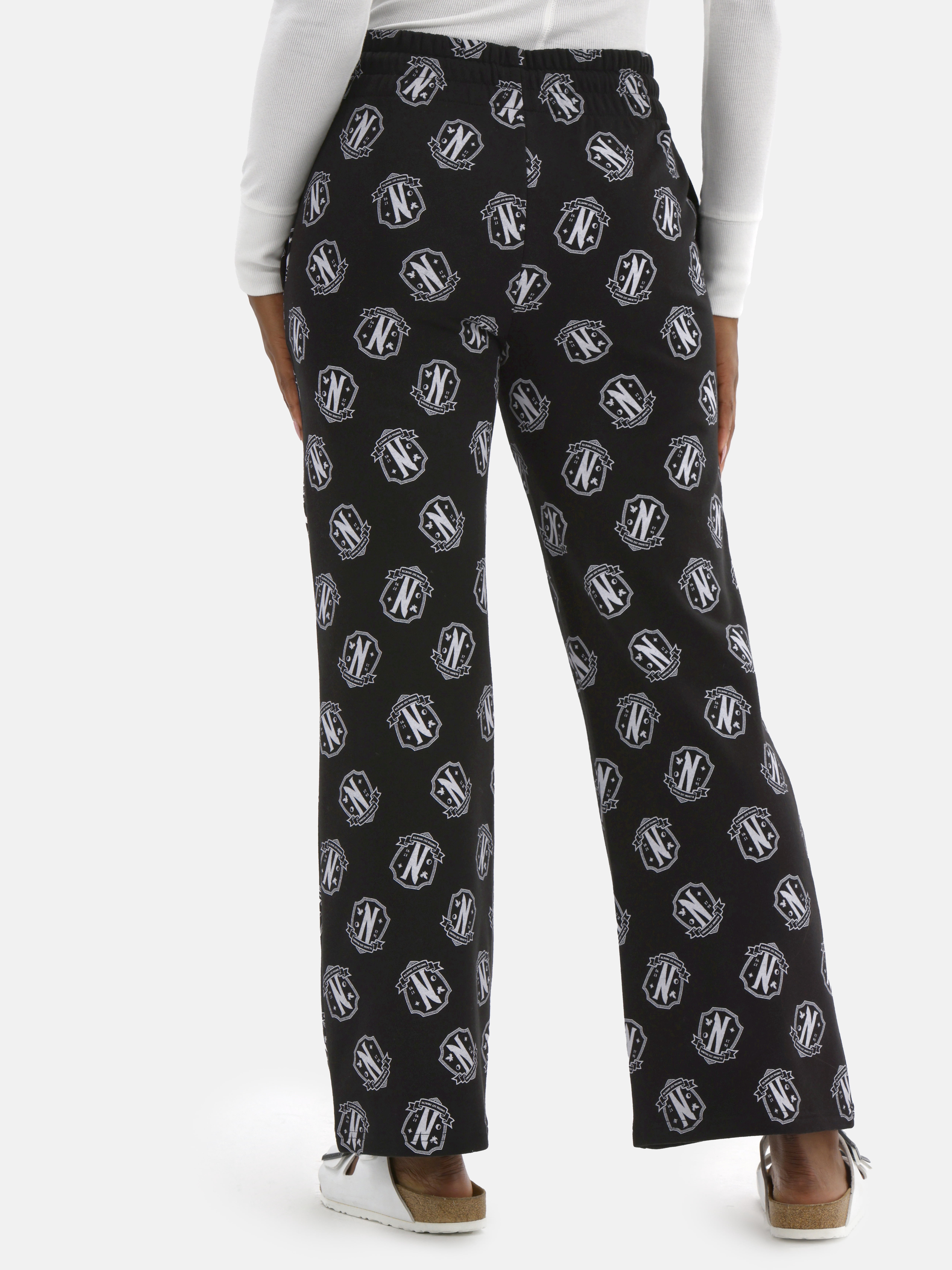Wednesday Addams Women's Graphic Pants, Sizes XXS-2XL