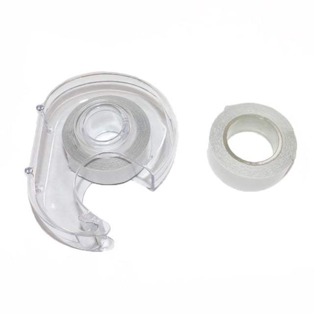 Ruban Adhésif Transparent Double Face pour la Peau 2 Pcs Rouleaux de 5 m Couleur Argent Doux et Hypoallergénique