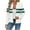 White, variant on Quilted Bomber Jacket for Womens Fashion Color Block Full Zip Fall Cropped Coats Striped Casual Jackets with Pockets