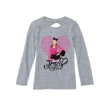 JoJo Heart Graphic Long Sleeve T-Shirt (Little Girls & Big Girls)