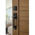 thumbnail image 5 of Baldwin Reserve FDLAJxSQUCSR190 Full Dummy La Jolla Handleset Square Lever and Contemporary Square Rose Satin Black Finish, 5 of 5