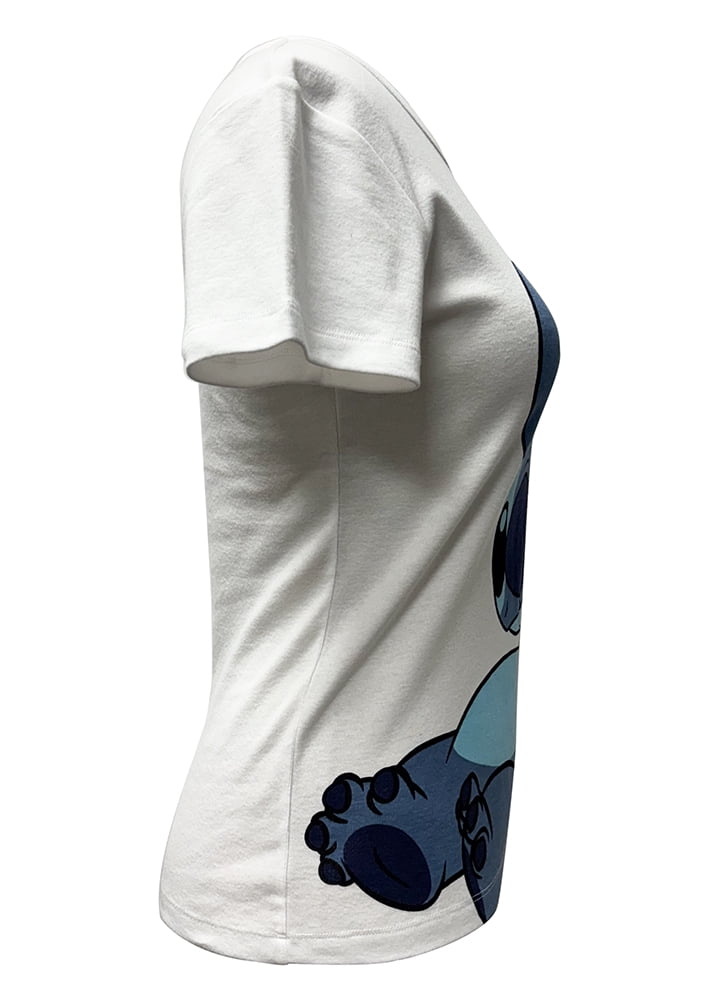 Stitch Lean Junior Crew Neck Baby Tee, S-2XL (Women's)