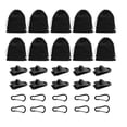 thumbnail image 3 of Juego de 10 bolsas de pesas para cortinas de exterior con clips y mosquetones, saco de multiusos para cortinas, tiendas de campaña y pérgolas., 3 of 8