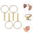 thumbnail image 3 of Shisuyan 4pcs Heavy Duty Lynch Pins For Farm Tractors Rv Lynch Pins Reliable Locking Pins For Mowers And Trucks Spring-Loaded Safety Pins With Rings, 3 of 8