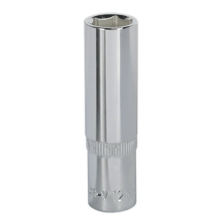 

Sealey Sp3812D Walldrive Socket 12Mm Deep 3/8Sq Drive Fully Polished