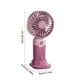 thumbnail image 3 of Ventilador portátil USB pequeño de tres velocidades con base de carga para escritorio que se puede usar como soporte para teléfono móvil., 3 of 6
