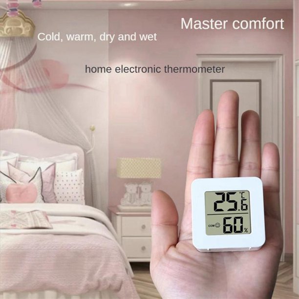 4X Mini Termómetro Interior LCD Digital Temperatura Higrómetro Medidor Sensor Medidor de Humedad Hogar