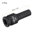 thumbnail image 2 of Unique Bargains 7mm Impact Hex Bit Socket, 1/4' Square Drive 35mm Length CR-MO Metric Sizes 2 Pack, 2 of 5
