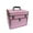 Regular Pink, variant on Makeup Carrying Case with Adjustable Dividers Nail varnish Organizer for Makeup Regular Black