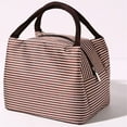 thumbnail image 1 of Fiudx Bolsa de Almuerzo Elegante, Bolsa Térmica de Gran Capacidad, Diseño de Nailon Duradero, Ligera y Fácil de Transportar, Ideal para Oficina, Picnic, Viajes, Unisex para Hombres y Mujeres., 1 of 2