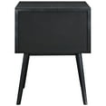 thumbnail image 3 of Nightstand Side End Table, Wood, Black, Modern Contemporary Urban Design, Bedroom Master Guest Suite Living Room, 3 of 5