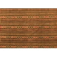 thumbnail image 1 of Ahgly Company Indoor Rectangle Abstract Orange Modern Area Rugs, 8' x 12', 1 of 4