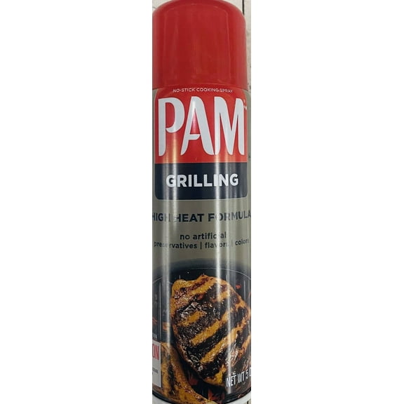 PAM HIGH HEAT FORMULA Grilling Cooking Spray Non Stick - 5 Oz Can