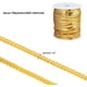 thumbnail image 2 of 200 yardas de tira plana de lentejuelas de 4 mm, adorno de lentejuelas doradas y plateadas para manualidades, flecos, costura y joyería., 2 of 7