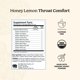 thumbnail image 3 of 16 bolsitas de té Tea Yogi Honey Lemon Throat Comfort (4 paquetes), 3 of 9