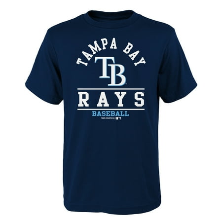 - Youth Navy Tampa Bay Rays Arch T-Shirt
