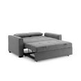 thumbnail image 6 of Nantucket Pull-Out Chenille Sleeper Sofa with Accent Pillows, Full Size, Light Gray, 6 of 7