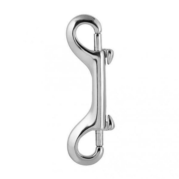2Pcs Stainless Steel Diving Double End Buckle Clip 90mm