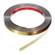 thumbnail image 1 of Uxcell 0.6" x 20ft Moldura de metal autoadhesiva para pared en color dorado cepillado, 1 of 7