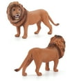 thumbnail image 3 of 4PCS Lion Animal Figurines Resin Hand-Painted Lifelike Early Education Tool for Preschool Home Decor Party Supplies, 3 of 8
