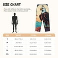 thumbnail image 4 of Picia Cartoon Iceberg Bald Eagle Womens Soft Woven Cotton Elastic Waistband Sleep Pajama Pant Lounge Sleep Pant With Pockets And Drawstring-Medium, 4 of 9