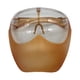 thumbnail image 1 of Visera protectora de cara completa reutilizable, máscara de visera transparente de para PC Amarillo Cola Cara, 1 of 7