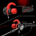 thumbnail image 6 of HP PS4 Gaming Earbuds in Ear Headphones with Mic, Stereo Bass Earphones with Detachable Dual Microphone and Volume Control, 3.5mm Cable for Mobile Devices, Xbox One, PS4, PC, 6 of 11