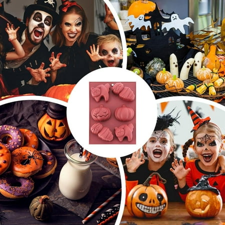 

Cake Mold Halloween Mould Silicone Moulds Baking Fondant For Cookie Ice Cube Cakes Decorating