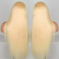 thumbnail image 3 of WAQI 13x6 Lace Front Wig Human Hair 200 Density 26 Inch Straight 613 Blonde Wig Human Hair 13x6 200 Density HD Lace Front Wigs Human Hair Blonde Pre Plucked for Women, 3 of 4
