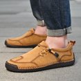 thumbnail image 6 of Mens Casual Loafers Lightweight Walking Shoes Slip Resistant Driving Shoes Comfortable Fashion Oxford Shoes Brown 7.5 US, 6 of 7