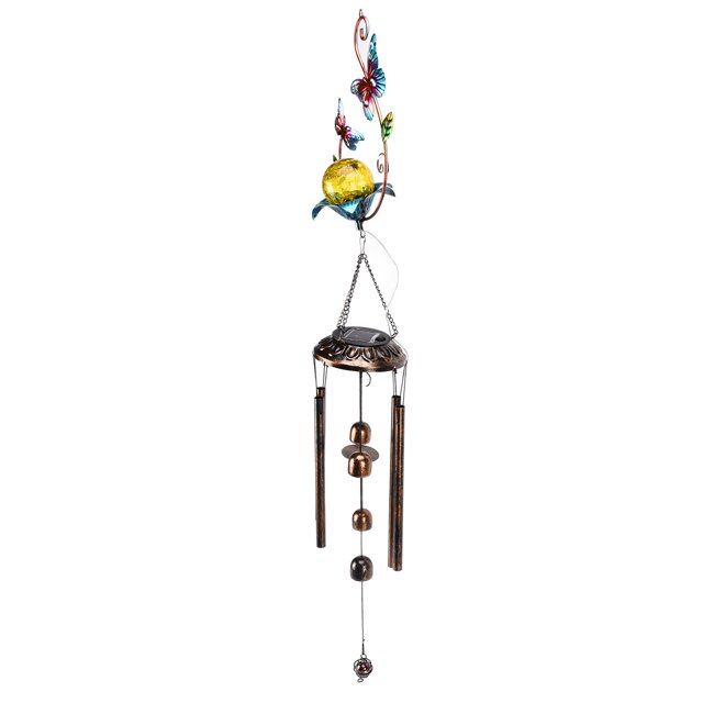 Lawn Decorative Chandelier,Solar Wind Chimes Lamp LED Wind Chimes Lamp Solar LED Wind Chimes Chandelier Meticulously Designed