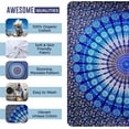 thumbnail image 3 of Gojian Turquoise Blue Tapestry- Best Mandala Wall Hanging- Bedding Tapestry For Bedroom Aesthetic, 3 of 6